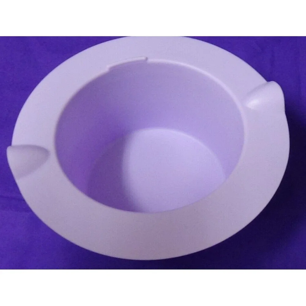 Wax Warmer Non-Stick 13 1/2 oz Easy Clean Silicone Bowl Tray Lavender #341